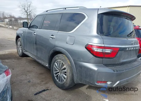 2022 Nissan Armada Sv 4Wd z USA, uszkodzony, nr VIN JN8AY2AD8N9675421